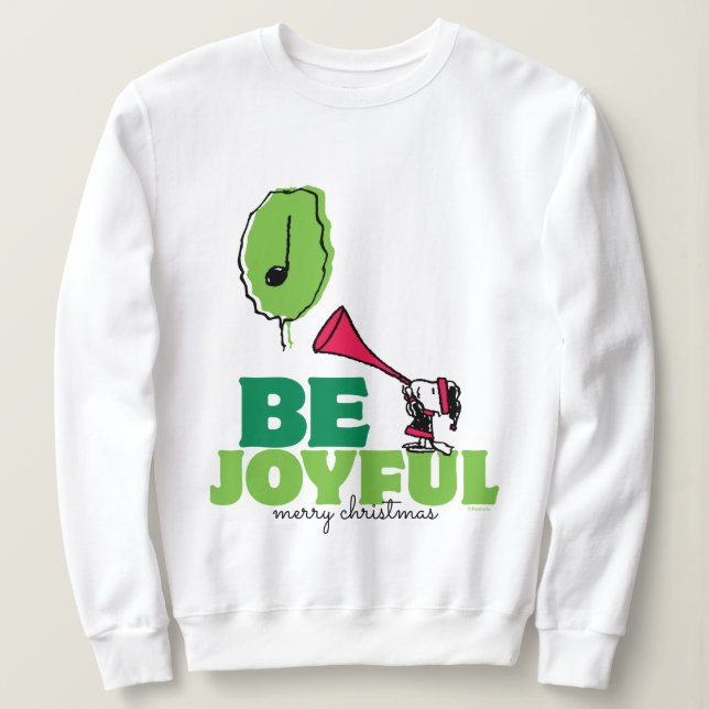 Peanuts | Woodstock Be Joyful Sweatshirt (Design Front)