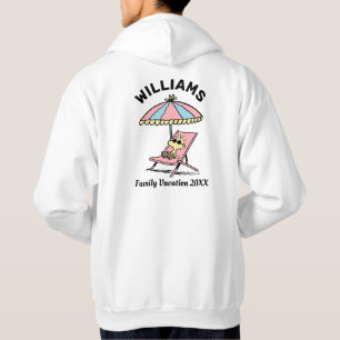 Peanuts Woodstock Beach Family Vacation Hoodie