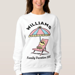 Peanuts Woodstock Beach Family Vacation Sweatshirt