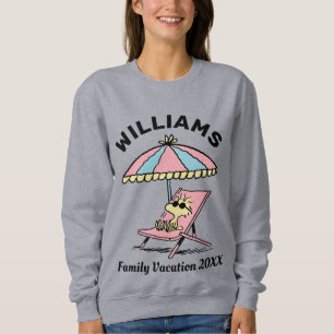 Peanuts Woodstock Beach Family Vacation Sweatshirt