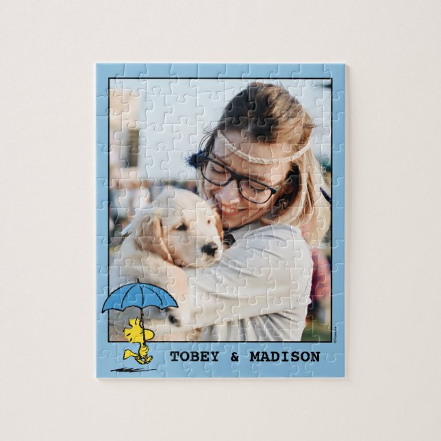 Peanuts | Woodstock Blue Umbrella Jigsaw Puzzle (Vertical)
