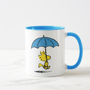 Peanuts   Woodstock Blue Umbrella Mug