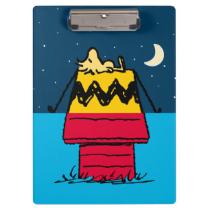 Peanuts   Woodstock Camping Half & Half Clipboard