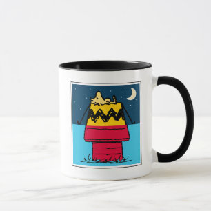 Peanuts   Woodstock Camping Half & Half Mug