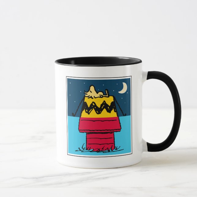 Peanuts | Woodstock Camping Half & Half Mug (Right)