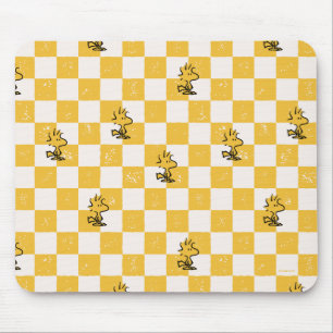 Peanuts   Woodstock Checkered Flag Mouse Pad