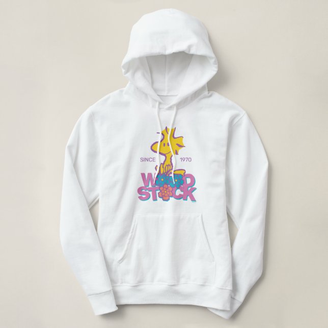 Peanuts | Woodstock Flowers Hoodie (Design Front)