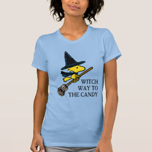 Peanuts Woodstock Halloween Witch T-Shirt