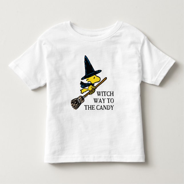 Peanuts | Woodstock Halloween Witch Toddler T-Shirt (Front)