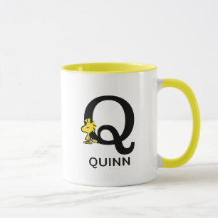 Peanuts   Woodstock Name & Monogram Q Mug