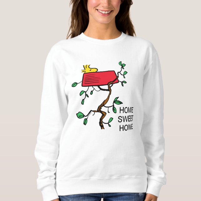 Peanuts | Woodstock Napping in Snoopy's Dish Sweatshirt (Front)
