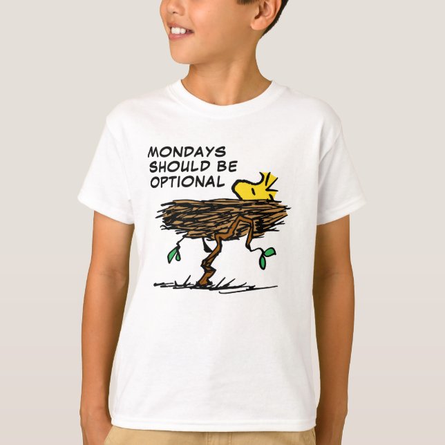 Peanuts | Woodstock Napping T-Shirt (Front)