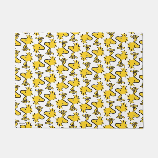 Peanuts | Woodstock Pattern Doormat (Front)