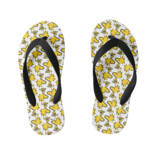 Peanuts   Woodstock Pattern Kid's Jandals