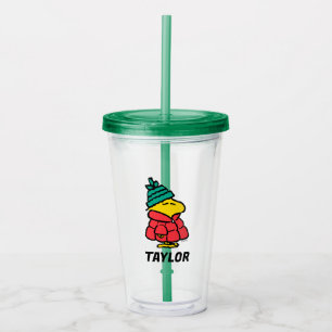 Peanuts   Woodstock Puffy Winter Jacket Acrylic Tumbler