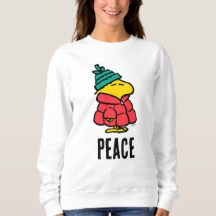 Peanuts Woodstock Puffy Winter Jacket Sweatshirt