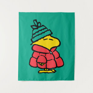 Peanuts   Woodstock Puffy Winter Jacket Tapestry