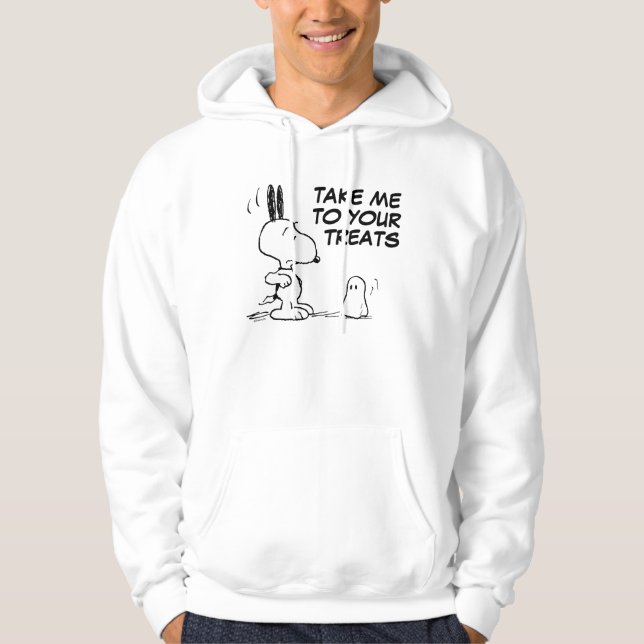Peanuts | Woodstock Scares Snoopy Hoodie (Front)