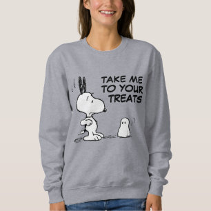 Peanuts Woodstock Scares Snoopy Sweatshirt