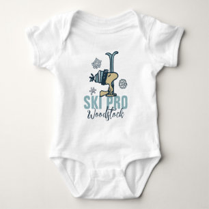 Peanuts   Woodstock Ski Pro Baby Bodysuit