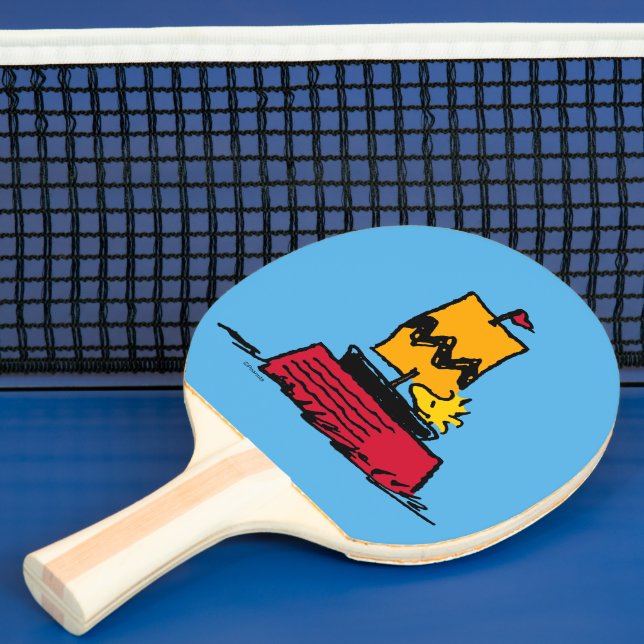 Peanuts | Woodstock Snoopy Dish Sail Boat Ping Pong Paddle (Insitu)