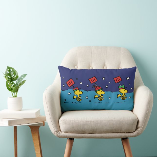 Peanuts | Woodstock Snow Shovel Team Lumbar Cushion (Chair)