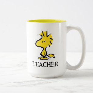 Peanuts Woodstock Teacher Two-Tone Coffee Mug