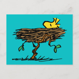 Peanuts   Woodstock   We Have Moved Postcard