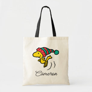 Peanuts   Woodstock Winter Beanie   Add Your Name Tote Bag