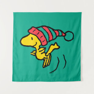 Peanuts   Woodstock Winter Beanie Cap Tapestry