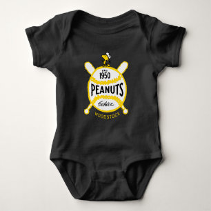 Peanuts WoodstockPeanuts Baseball Since 1950 Baby Bodysuit
