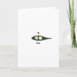 Peapod Love Card