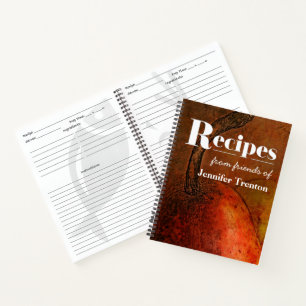 Pear Artwork Recipe Book