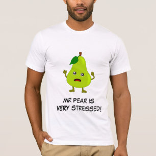Pear: Bad Fruit Gang with Customisable Slogan T-Shirt