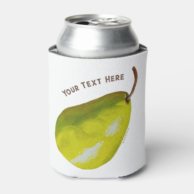 Pear Can Cooler (Can Front)