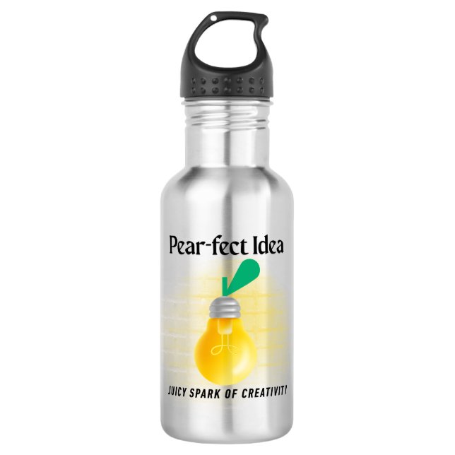 Pear-fect Idea 532 Ml Water Bottle (Front)