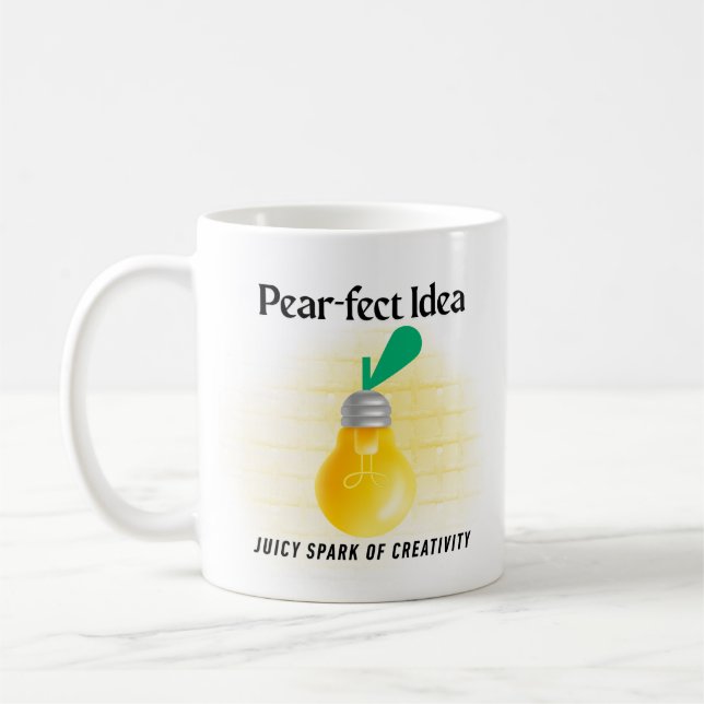 Pear-fect Idea Coffee Mug (Left)