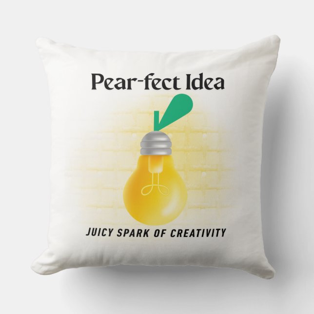 Pear-fect Idea Cushion (Front)
