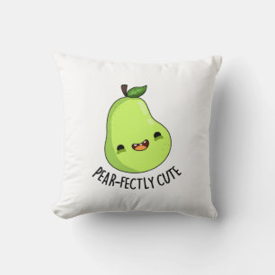 Pear-fectly Funny Seet Fruit Pear Pun Cushion