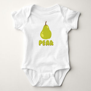 Pear Fruit Baby Bodysuit