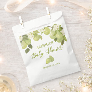 Pear Fruit Baby Shower Favour Bags
