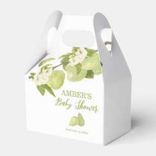Pear Fruit Baby Shower Favour Box