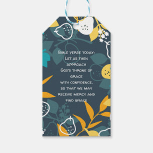 Pear Fruit decoration with Editable Quote Gift Tags