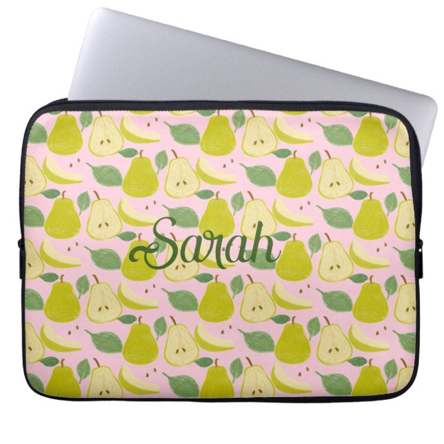 Pear Fruit Laptop Sleeve (Front)