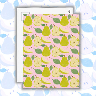 Pear Fruit Postcard