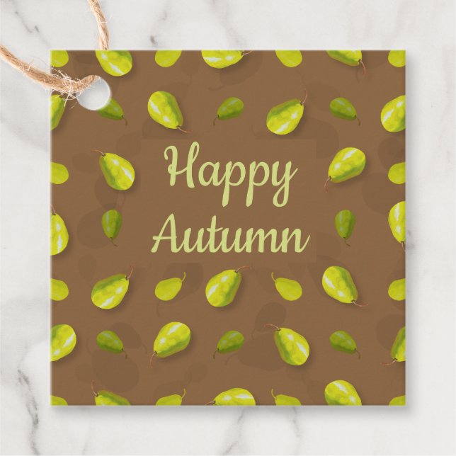 Pear Gift Tags (Front)