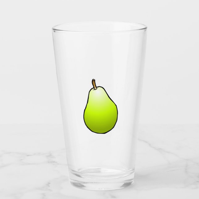 Pear Glass Tumblers (Front)