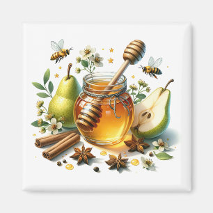 Pear Honey Magnet