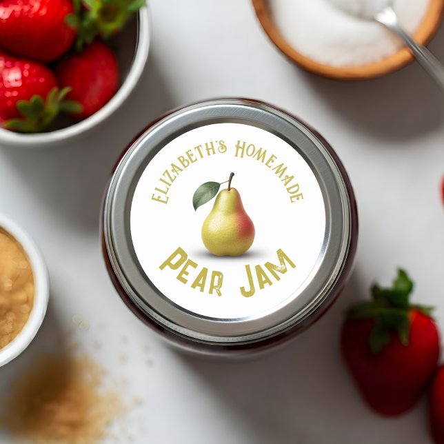 Pear Jam Classic Round Sticker (Creator Uploaded)