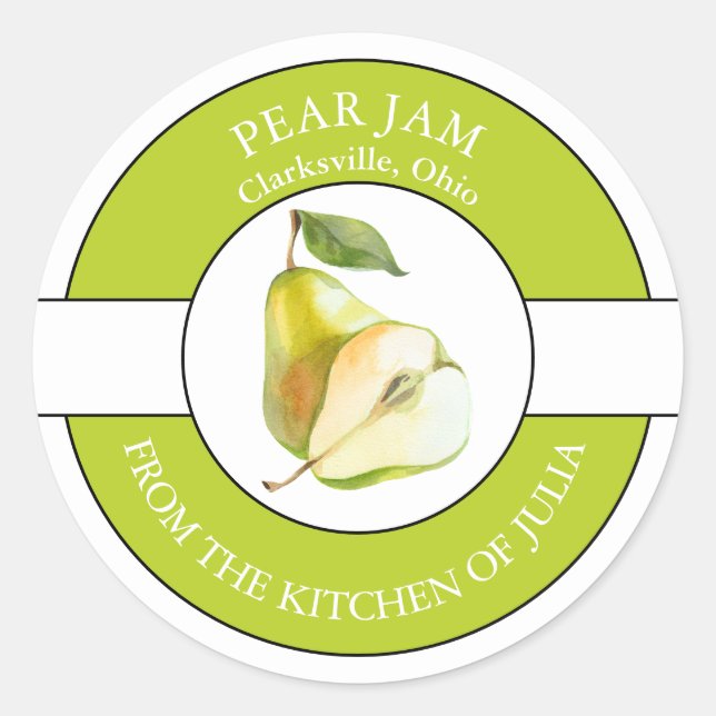 Pear Jam Label  (Front)